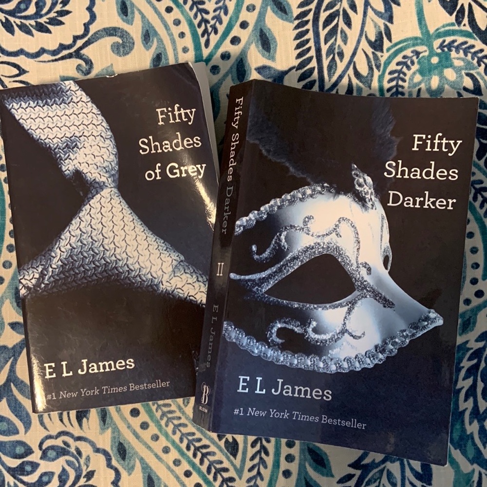Fifty Shades of Grey and Fifty Shades Darker Paperbacks